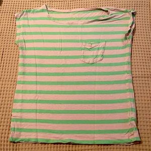 Linen J.Crew lightweight Cap Sleeved Shirt